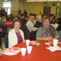 <p>Regina Pohar, Bridget DeCourcey and Elaine Rubino at Briarcliff High School.</p>