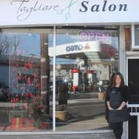 <p>Jessica Rabasco, 25, recently opened her salon, Tagliare, at 490 Glenbrook Road in Stamford.</p>