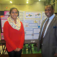 <p>Students of Woodlands Middle School presented science projects at their science fair on Tuesday. </p>