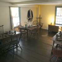 <p>The Assembly Room at Keeler Tavern was a favorite gathering spot during the Revolutionary War period.</p>
