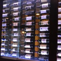 <p>Wine bottles displayed at Ossobuco Restaurant in Mount Kisco.</p>