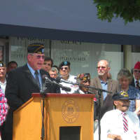 <p>Brigadier General Donald B. Smith delivered a heart-felt speech prior to the parade&#x27;s kickoff. </p>