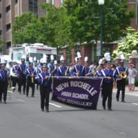 <p>Headlining this year was the New Rochelle High School Marching Band.</p>