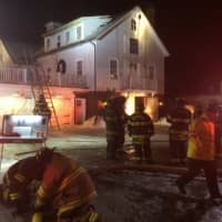 <p>Fairfield Fire units taking up from 33 Chester Place fire.</p>
