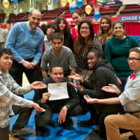 <p>Competitors from Lincoln High School in Yonkers.</p>