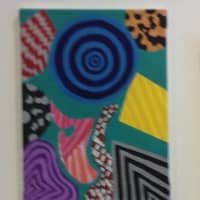 <p>Valhalla High School senior Gabriella Mussuto&#x27;s artwork at the Katonah Museum of Art. </p>