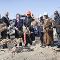 <p>Mount Vernon officials joined the developers to break ground on the development.</p>