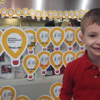 <p>Jack Pastor, a first-grade student in Rye Brook, enjoyed breakfast with his family at IHOP in Larchmont on Tuesday.</p>