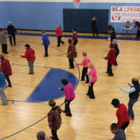 <p>Nearly 100 eager dancers turned up to help out the New Rochelle YMCA.</p>