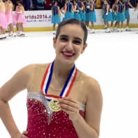 <p>Elana Mariani, a junior at White Plains High School, has been skating competitively with Skyliners for six years. She earned TeamUSA status, competing for the USA at French Cup in Rouen, France.</p>