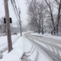 <p>Marble Avenue in Pleasantville following Thursday&#x27;s snowstorm</p>