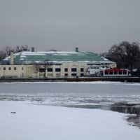 <p>Playland&#x27;s Ice Casino roof, replaced after Hurricane Sandy, has weathered a snowy winter in Rye.</p>