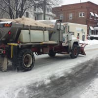 <p>This plow was one of a half-dozen spotted along Main Street in Port Chester.</p>