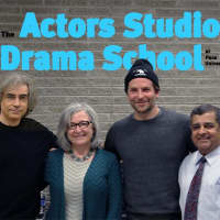 <p>Taking a photo with Bradley Cooper is Chair, Andreas Manolikakis, the Dean of Paces Dyson College, Dr. Nira Herrmann and the Provost of Pace University, Dr. Uday Sukhatme.</p>