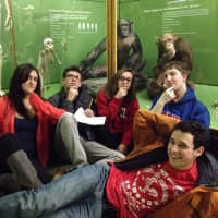 <p>Students from John Jay High School visited the American Museum of Natural History.</p>