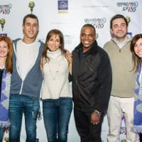 <p>Left to right: Pam Beiber; Garrett Wolfe; Hope Wolfe; Dave Waterman,Total Entertainment; Nat Mundy, Grand Prix New York; Stacey Remnitz.</p>