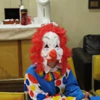 <p>Chiam Hurwitz kept up with this year&#x27;s theme and dressed as a clown for Purim.</p>