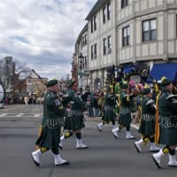 <p>Pipes and drums highlighted the parade.</p>