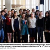 <p>Ossining students represent Westchester at the New York State Junior Science and Humanities Symposium.  </p>