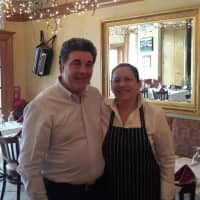 <p>Angelo and Rosa Merenda at the recently reopened La Scarbitta Ristorante on Tuesday.</p>