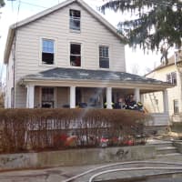 <p>The fire on Ely Avenue was contained to the first floor, though there was heavy damage throughout the house.</p>