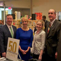 <p>From left, Westchester County Economic Development Director Bill Mooney, Business Council CEO Marsha Gordon, ArtsWestchester Development Director Mary Kate O&#x27;Keefe and Deputy County Executive Kevin Plunkett.</p>