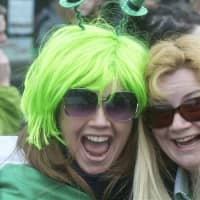 <p>Spectators were all smiles at the St. Patrick&#x27;s Day Parade.</p>