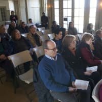 <p>An appreciative crowd watches opera and classical music performed at Crawford Park in Rye Brook. </p>