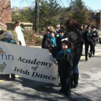 <p>Dancers from the Lynn Academy of Irish Dance at the St. Patrick&#x27;s Day parade Sunday in Greenwich.</p>