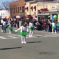 <p>There was plenty of green and twirling going on along Mamaroneck Avenue on Sunday.</p>