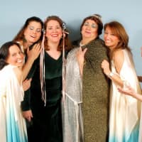 <p>(left to right): Tammy Strom of Ridgefield CT, Deborah Connelly of Norwalk, Wendy Falconer of Stamford, Linda Mekeel of Shrub Oak, and Peggy Marchi of Dobbs Ferry are all immortal fairies in the upcoming performance.</p>