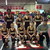<p>Norwalk Mad Bulls at New England included (top, from left) Nemo Harris, Artie Cocchia, Nick Augeri, Koy Price. Kneeling Left to right: Justin Gierum, Jacob Gonzales, Asiaih Baez, Zavier Hernandez and Jeff Cocchia.
</p>