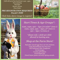 <p>The Easter flyer at Harvest Moon Farm and Orchards in North Salem.</p>