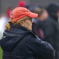 <p>Greeley seventh-year Head Coach Annamarie Marasco.</p>