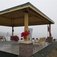 <p>The new pavilion on the waterfront at Cos Cob Park. </p>
