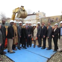 <p>Mount Vernon and state officials were joined by members of MacQuesten Development and the New York State Homes and Community Renewal on Friday afternoon to announce the beginning of construction on The Modern.</p>