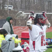 <p>Fox Lane&#x27;s Luke Verrochi during the final moments of a loss to Pleasantville. </p>