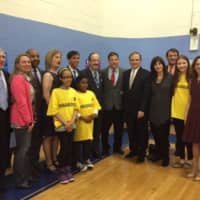<p>Some of the children that enjoy the New Rochelle YMCA pool were joined by elected officials as part of the &quot;Be a Lifesaver&quot; campaign.</p>