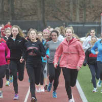 <p>The Greenwich High girls track and field team preps for the upcoming season. </p>