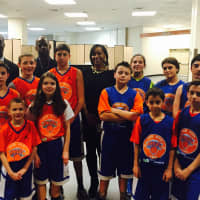 <p>Youth from Heavenly Productions Foundation attended a New York Knicks game and had the opportunity to take the court for the halftime show.  </p>