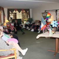 <p>Seniors in an Adult Day Program at Waveny Life Care Network in New Canaan learn science.</p>