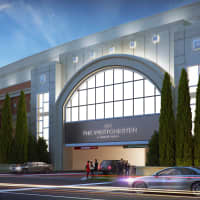 <p>An exterior view of The Westchester as part of a major renovation project unveiled on Thursday in White Plains.</p>
