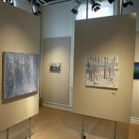 <p>Artwork on display at the Greenwich Art Society&#x27;s 98th annual Juried Exhibition.</p>