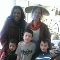 <p>Helynn Boughner, Kathy Wright, 
Hollis Boughner, Benjamin Gross and Nathan Greenberg enjoyed the day the the Thomas Paine Museum.</p>
