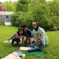 <p>A family takes part in art at Weir Farm National Historic Site in Ridgefield and Wilton. </p>