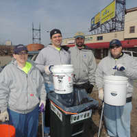 <p>Four of the members of SoNo STARS. Different group members are scheduled to clean on different days. Pictured are: Tracey Rabb, Mark Layne, Dean Tomasi and Glenn Abruzzi.</p>