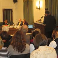 <p>More than 70 White Plains residents attended the final public hearing on a proposed French-American School in Ridgeway in December.
 </p>