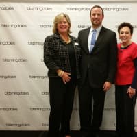 <p>From left, Ellen Lynch, president and CEO of the Food Bank for Westchester, Arif Boysan, general manager of Bloomingdales in White Plains, and Bonnie Koff were at the recent Night at the Beauty Bar event benefiting the Food Bank.</p>