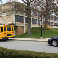 <p>Neighbors opposed to construction of a new French-American School plan a protest near the entrance to White Plains High School, which was relatively quiet Friday afternoon.</p>