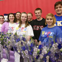 <p>Teams gather to support Relay for Life at Sacred Heart University.</p>